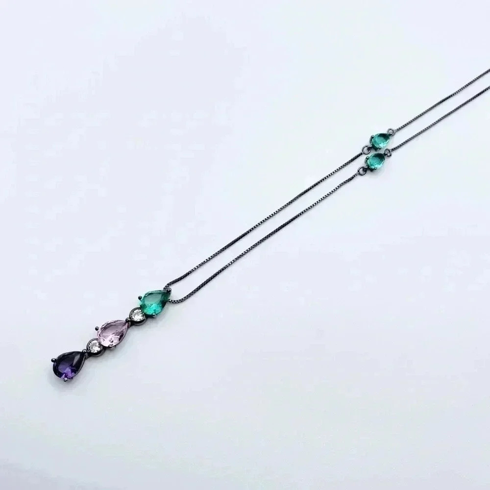 STONE Pendant Necklace - Picture 4 of 6
